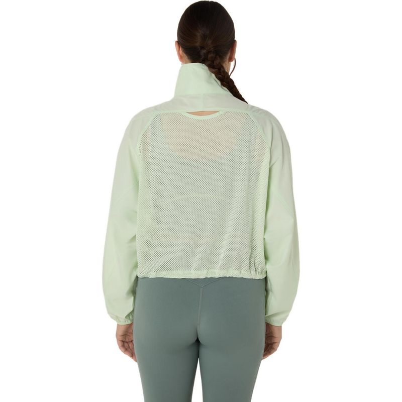 Casaca ASICS Nagino Actibreeze Short Jacket Whisper Green Mujer - 1