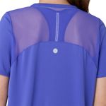 Polo ASICS Road Fade SS Top Cobalt Burst/Illuminate Green Mujer - 5