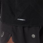Polo ASICS Metarun SS Top Performance Black Hombre - 5