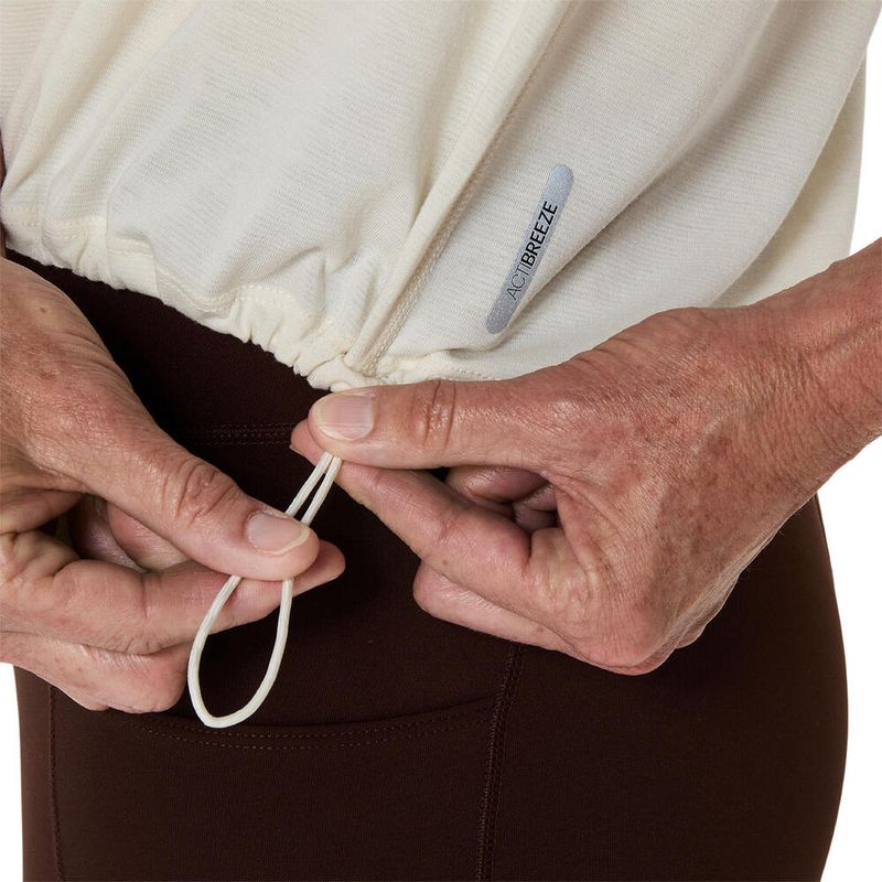 Polo ASICS Nagino Run Adjustable  Ss Top Birch Heather Mujer - 3