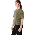 Polo ASICS Nagino Run Adjustable  SS Top Dark Olive Mujer - 2