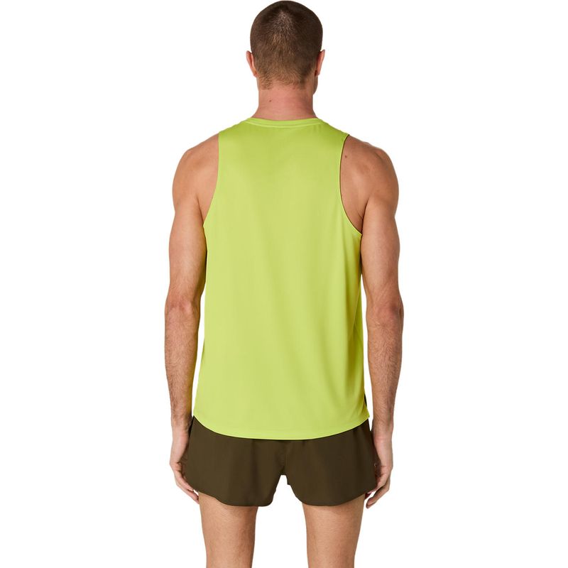 Bividi ASICS Silver Singlet Neon Lime Hombre - 2