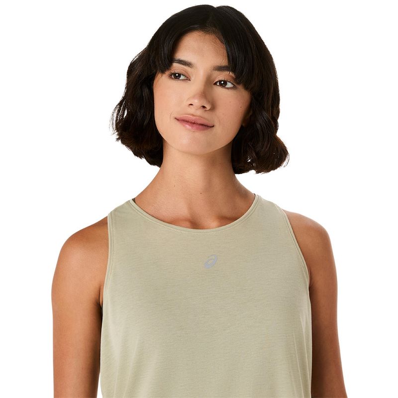 Bividi ASICS Nagino Run Adjustable Tank Khaki Mujer - 4