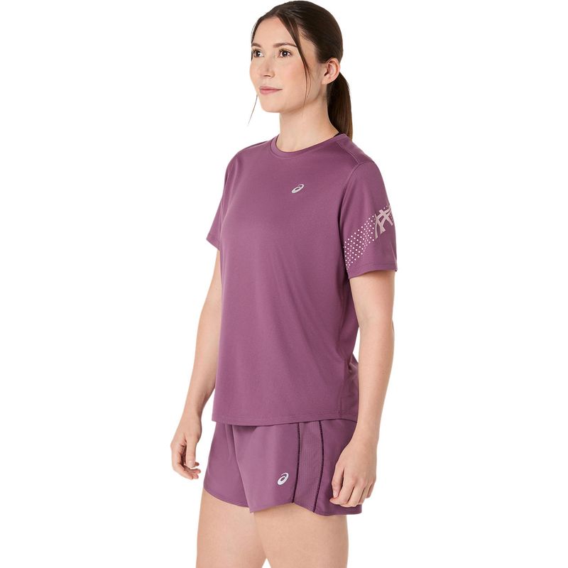 Polo ASICS Icon SS Top Velvet Purple Mujer - 2