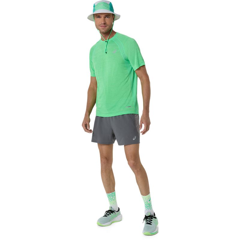 Polo ASICS Road SS Top Vital Green Hombre - 3