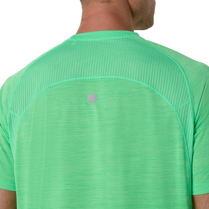 Polo ASICS Road SS Top Vital Green Hombre - 5