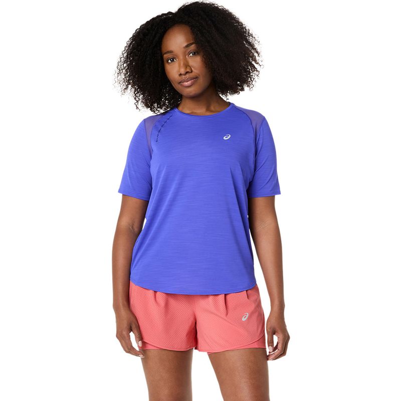 Polo ASICS Road SS Top Cobalt Burst Mujer - 0