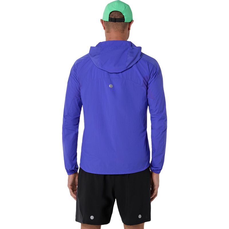 Casaca ASICS Road Packable Jacket Cobalt Burst/Illuminate Green Hombre - 1