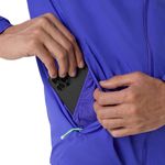 Casaca ASICS Road Packable Jacket Cobalt Burst/Illuminate Green Hombre - 4