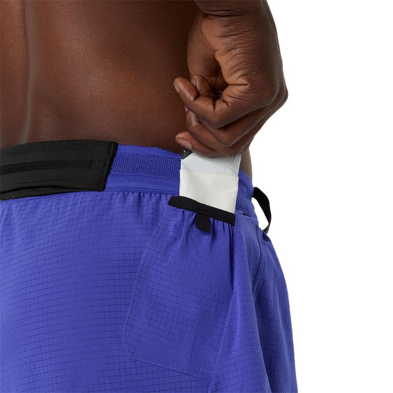 Short ASICS Metarun Split Short Cobalt Burst Hombre - 5