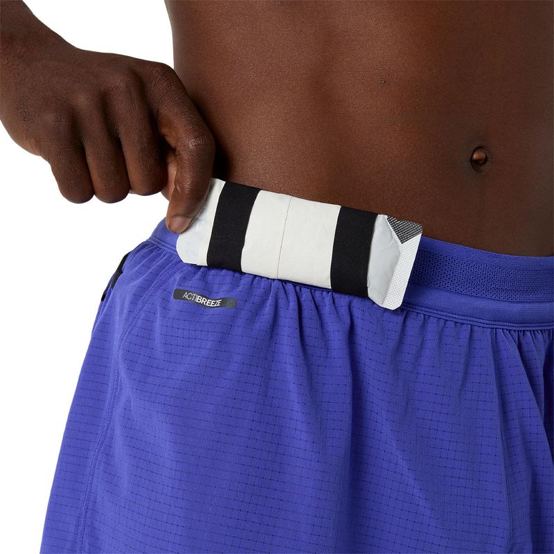 Short ASICS Metarun Split Short Cobalt Burst Hombre - 6