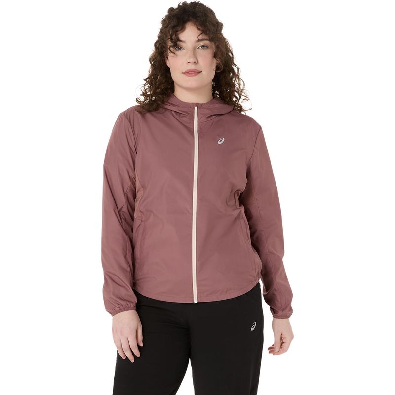 Casaca ASICS Silver Jacket Rubble Red Mujer - 2