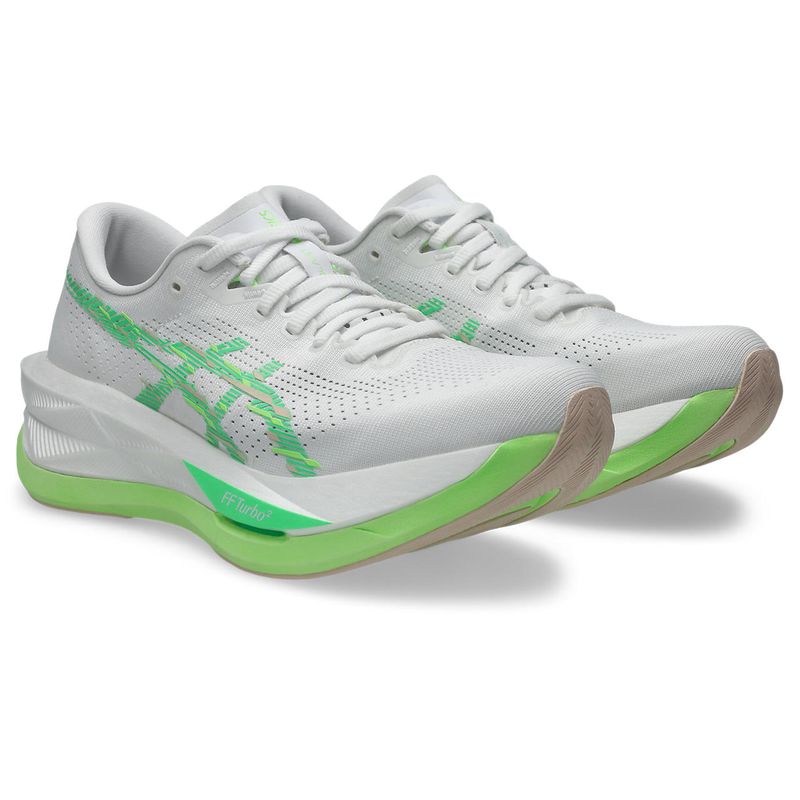 Zapatillas ASICS Sonicblast White/Vital Green Mujer - 3