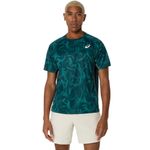 Polo ASICS Game SS Top Saxon Green Hombre - 0