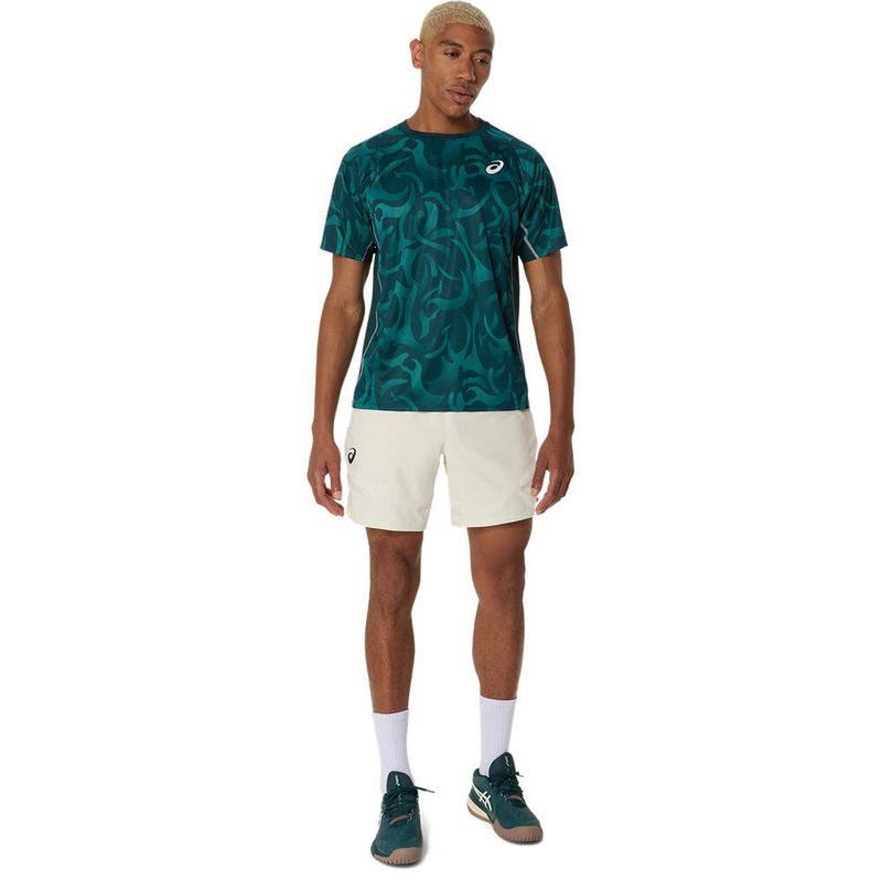 Polo ASICS Game SS Top Saxon Green Hombre - 4