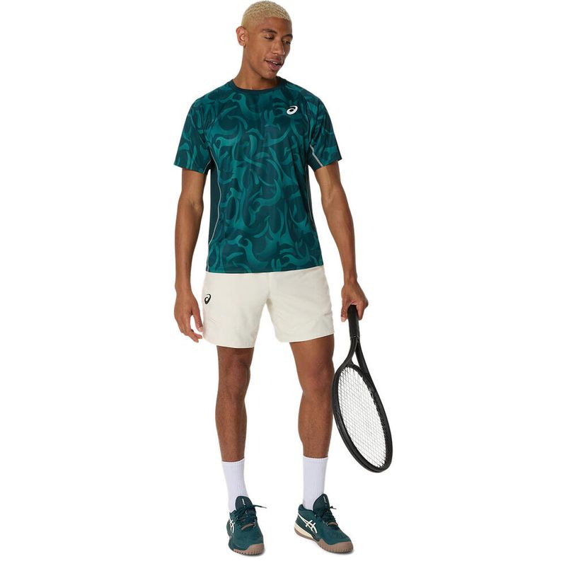 Polo ASICS Game SS Top Saxon Green Hombre - 5