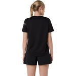 Polo ASICS Icon SS Top Performance Black Mujer - 1