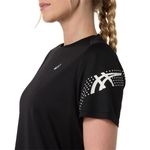 Polo ASICS Icon SS Top Performance Black Mujer - 4