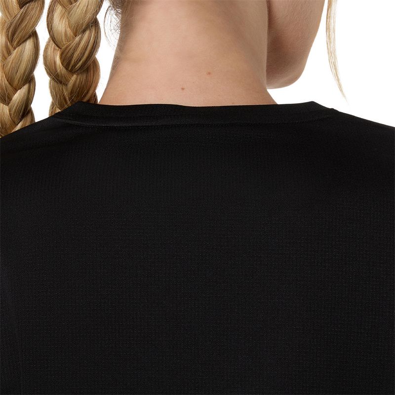 Polo ASICS Icon SS Top Performance Black Mujer - 5