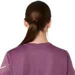 Polo ASICS Icon SS Top Velvet Purple Mujer - 4