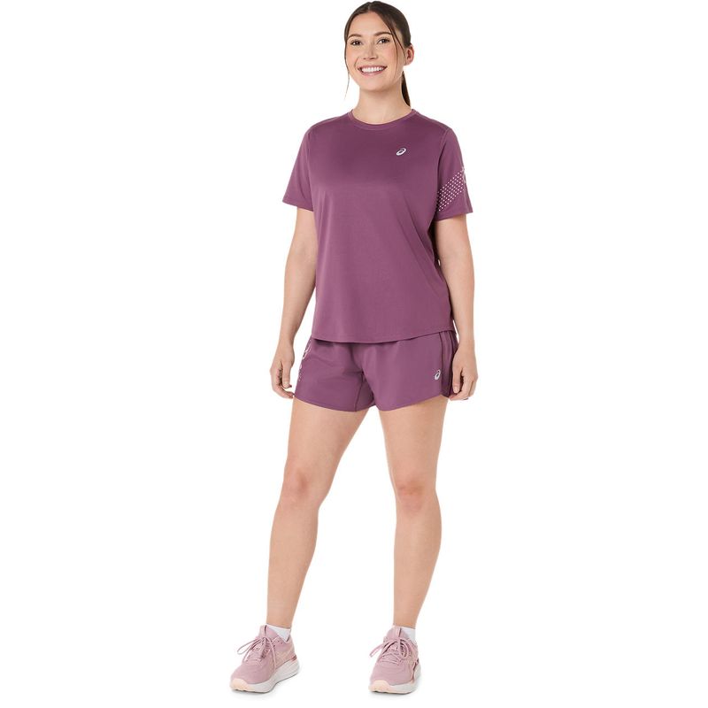 Polo ASICS Icon SS Top Velvet Purple Mujer - 6