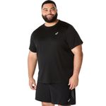 Polo ASICS Silver Ss Top Performance Black Hombre - 2