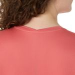 Polo ASICS Silver SS Top Dark Pink Clay Mujer - 3