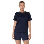 Polo ASICS Silver SS Top Midnight Mujer - 0