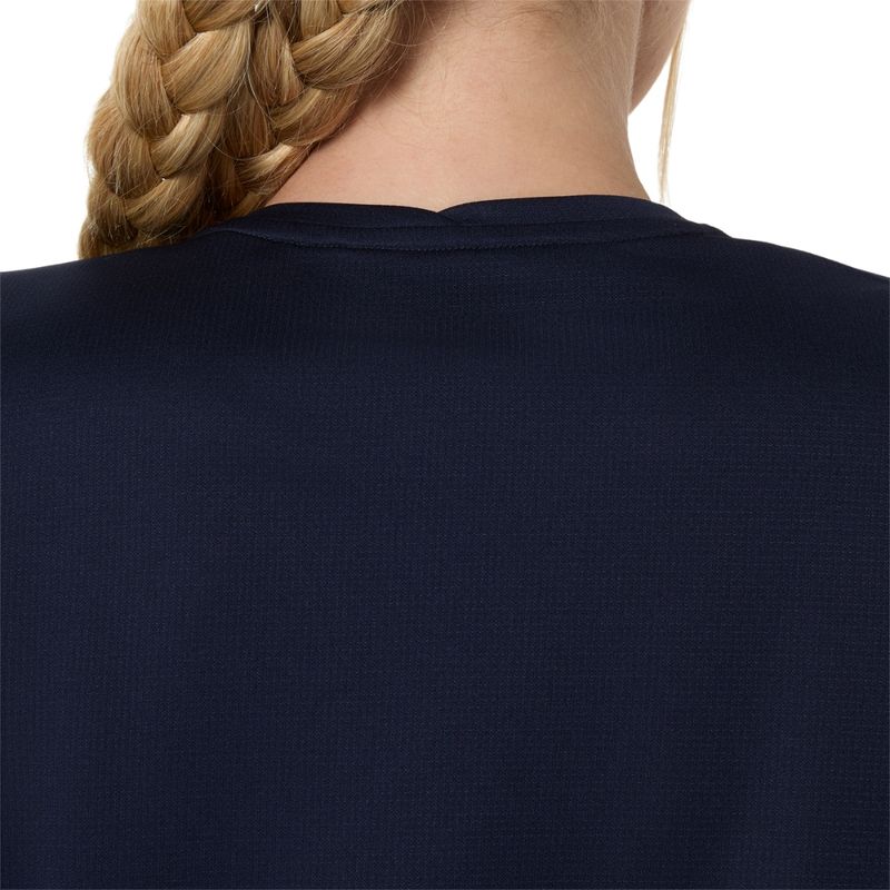 Polo ASICS Silver SS Top Midnight Mujer - 4