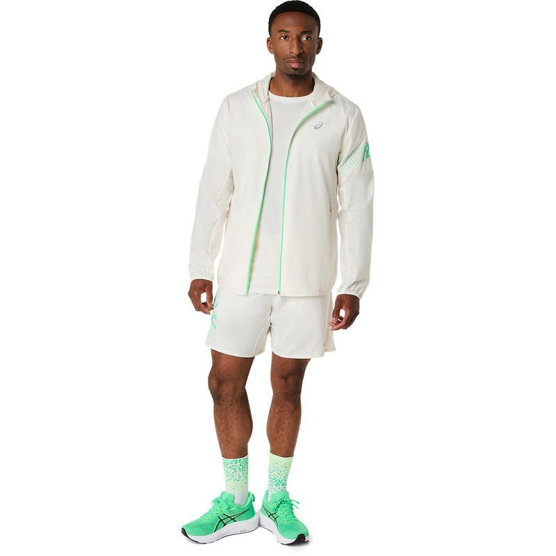 Polo ASICS Icon SS Top Cream/Vital Green Hombre - 6