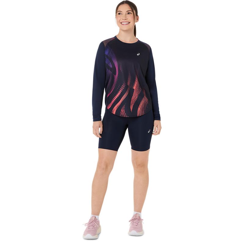 Biker ASICS Road High Waist 8In Sprinter Midnight Mujer - 8