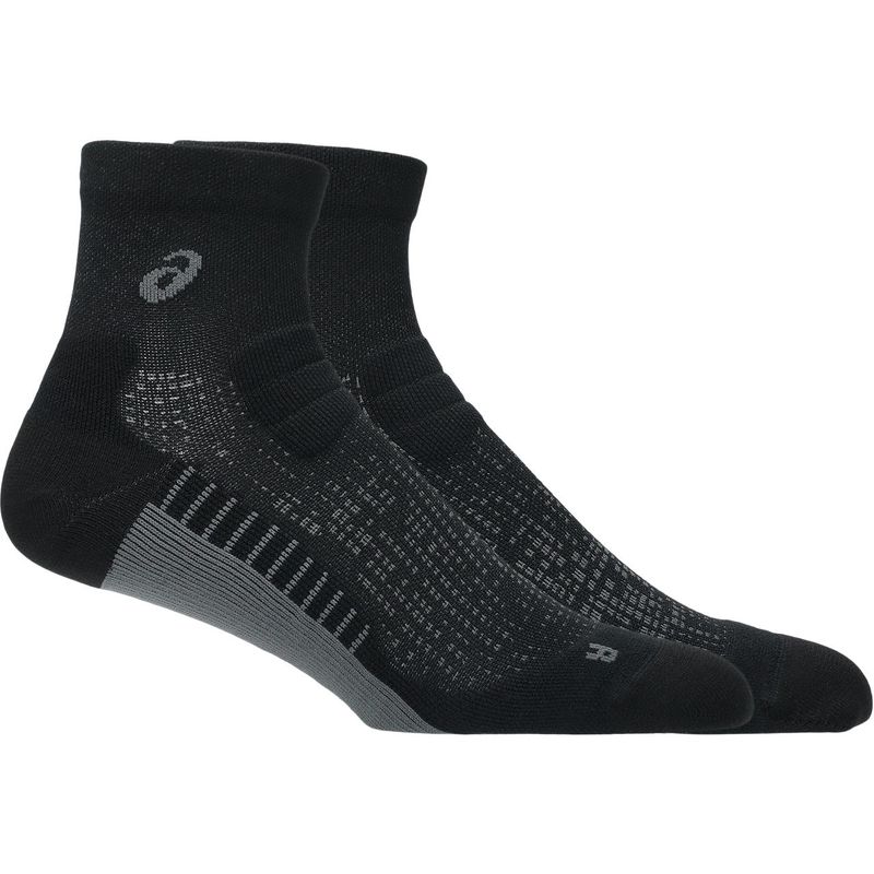 Medias ASICS Performance Run Sock Quarter Performance Black Unisex - 0