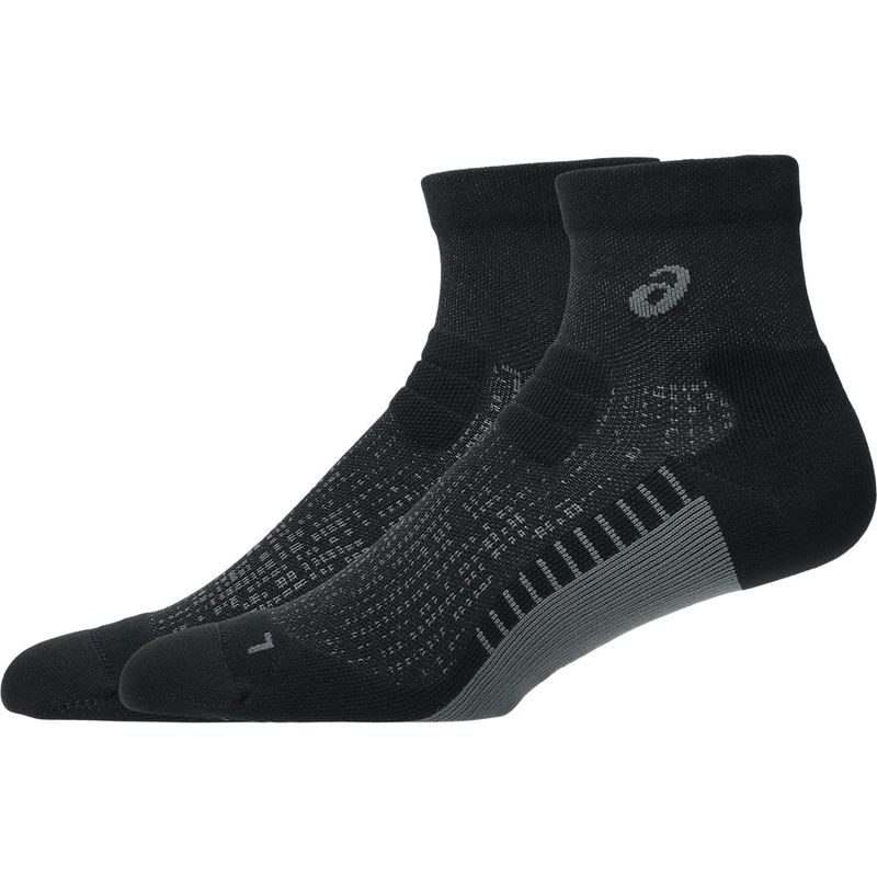 Medias ASICS Performance Run Sock Quarter Performance Black Unisex - 1