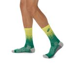 Medias ASICS Performance Run Sock Crew Edo Purple/Flash Red Unisex - 4