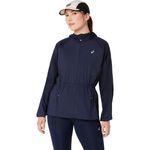 Casaca ASICS Road Packable Jacket Dark Blue/Black Mujer - 0