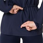 Casaca ASICS Road Packable Jacket Dark Blue/Black Mujer - 6