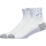 Medias ASICS Performance Run Sock Quarter Brilliant White/Lilac Hint/Bluebell Unisex - 1
