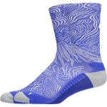 Medias ASICS Fujitrail Graphic Crew Sock Cobalt Burst/Cream Unisex - 1