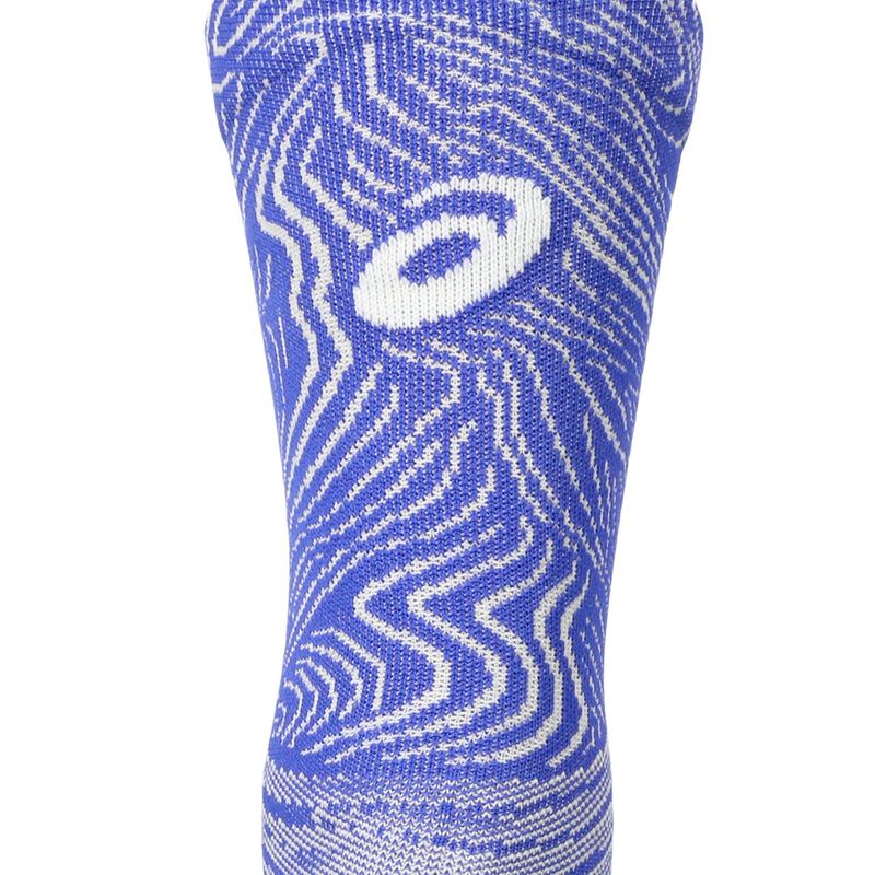 Medias ASICS Fujitrail Graphic Crew Sock Cobalt Burst/Cream Unisex - 2