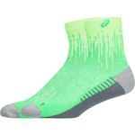 Medias ASICS Performance Run Sock Quarter Illuminate Green/Vital Green Unisex - 1