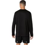 Polo ASICS Fujitrail Logo LS Top Black Hombre - 2