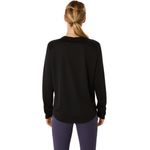 Polo ASICS Asics Silver LS Top Black Mujer - 2