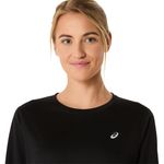 Polo ASICS Asics Silver LS Top Black Mujer - 3