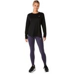 Polo ASICS Asics Silver LS Top Black Mujer - 5