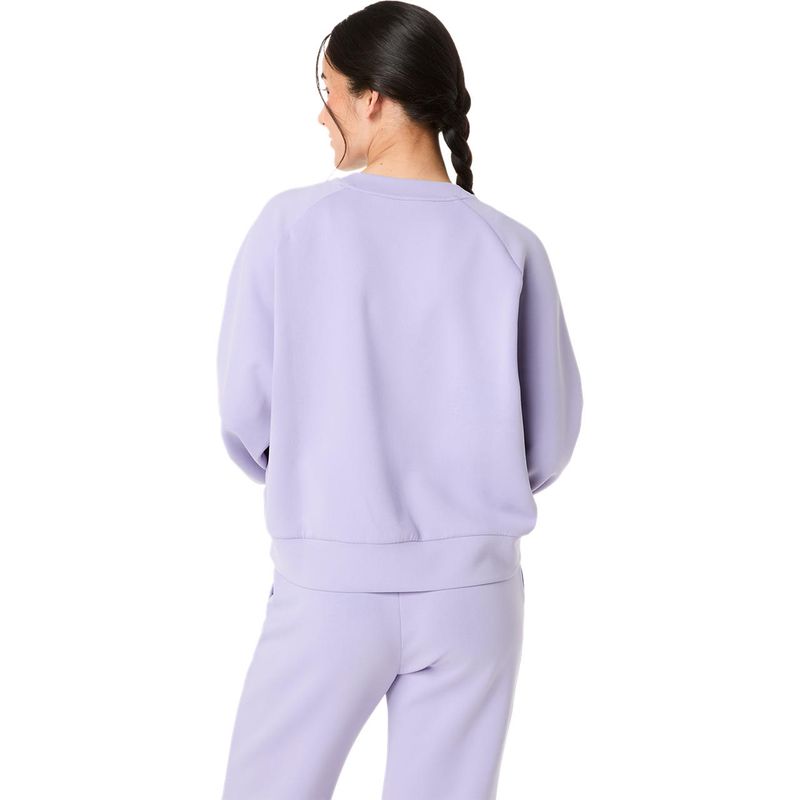 Polera ASICS Nagino Refined Texture Sweat Top Blue/Purple Mujer - 2