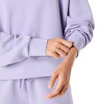 Polera ASICS Nagino Refined Texture Sweat Top Blue/Purple Mujer - 4