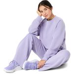 Polera ASICS Nagino Refined Texture Sweat Top Blue/Purple Mujer - 5