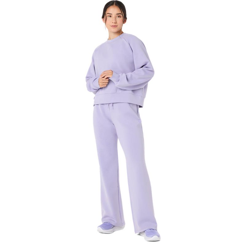 Polera ASICS Nagino Refined Texture Sweat Top Blue/Purple Mujer - 6