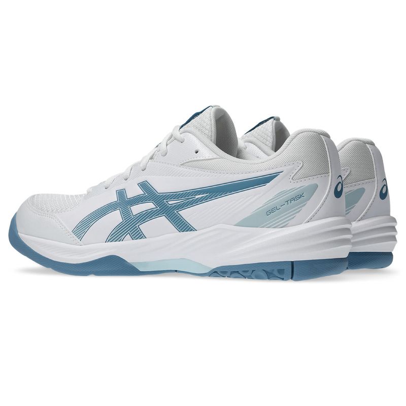 Zapatillas ASICS GEL-Task 4 White/Saba Blue Hombre - 3