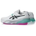 Zapatillas ASICS Gel-Resolution Clay White/Aurora Green Hombre - 4